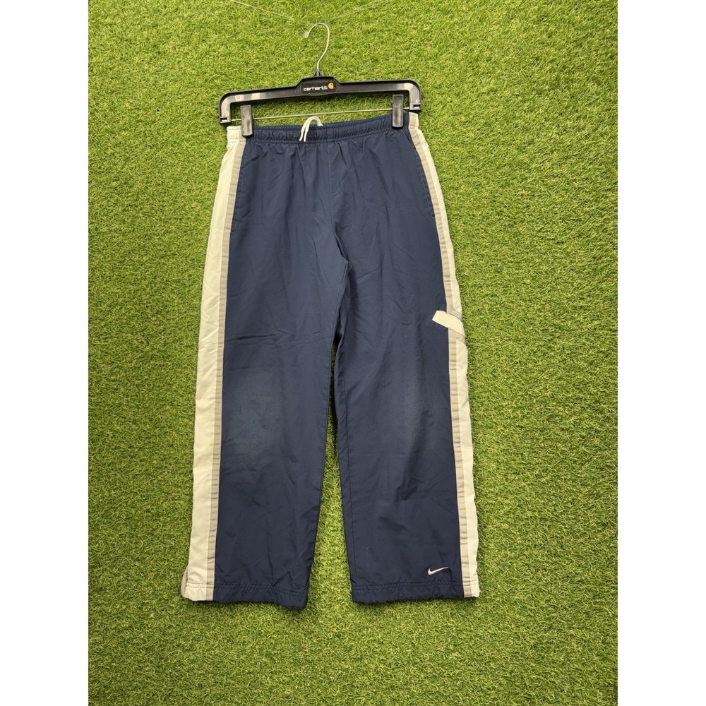Nike Sweatpants Kids Medium Trackpants Y2K Lightweight Sports Fleece Lined 90s